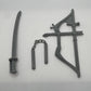 Vintage Ninjor REPRO Weapons Bow Sword Nunchucks MOTU Masters of the Universe