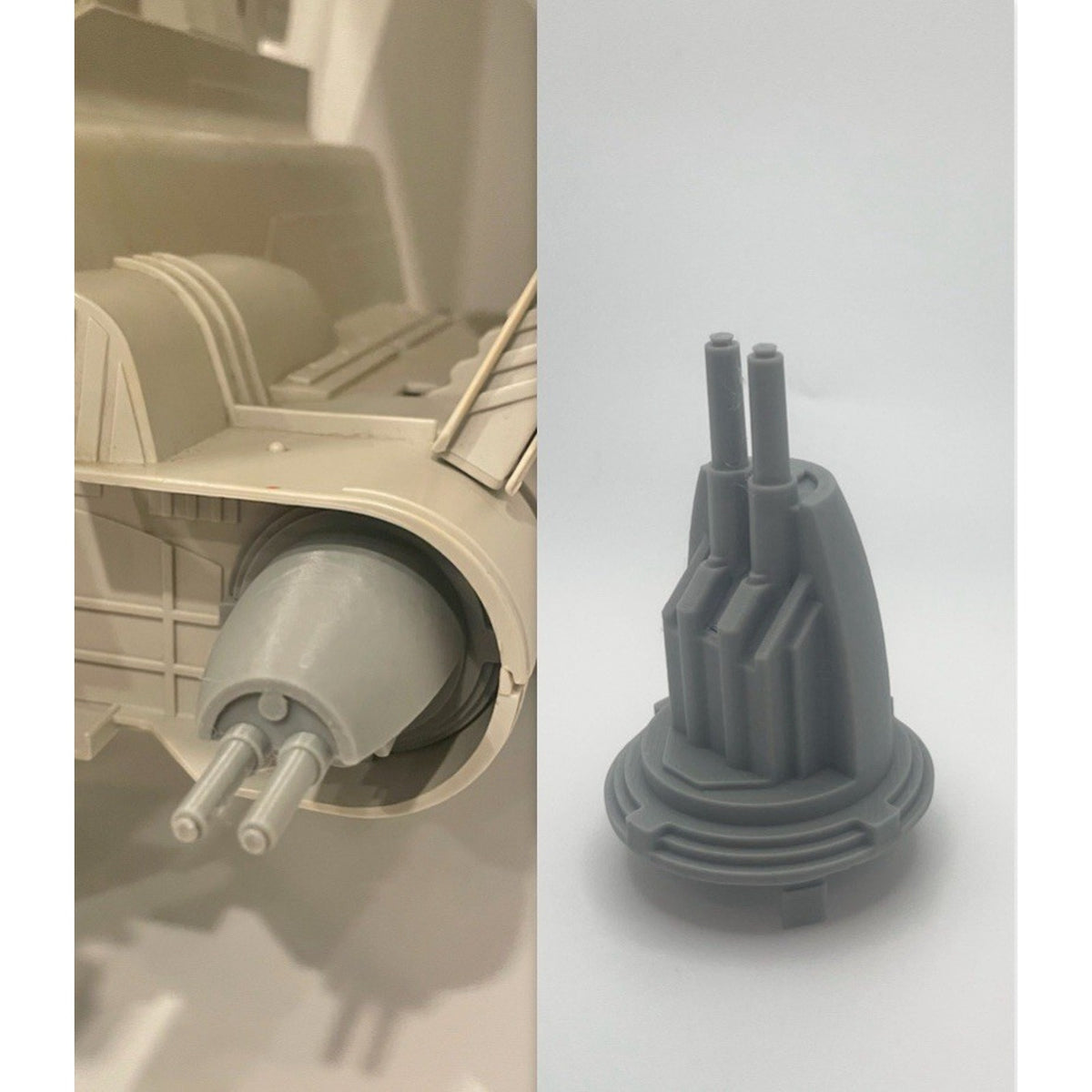 Vintage Star Wars Kenner Imperial Shuttle Front Cannon Repro Part 1983 1X