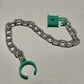 Vintage Masters of the Universe Dragon Blaster REPRO Padlock & Chain Cuffs MOTU