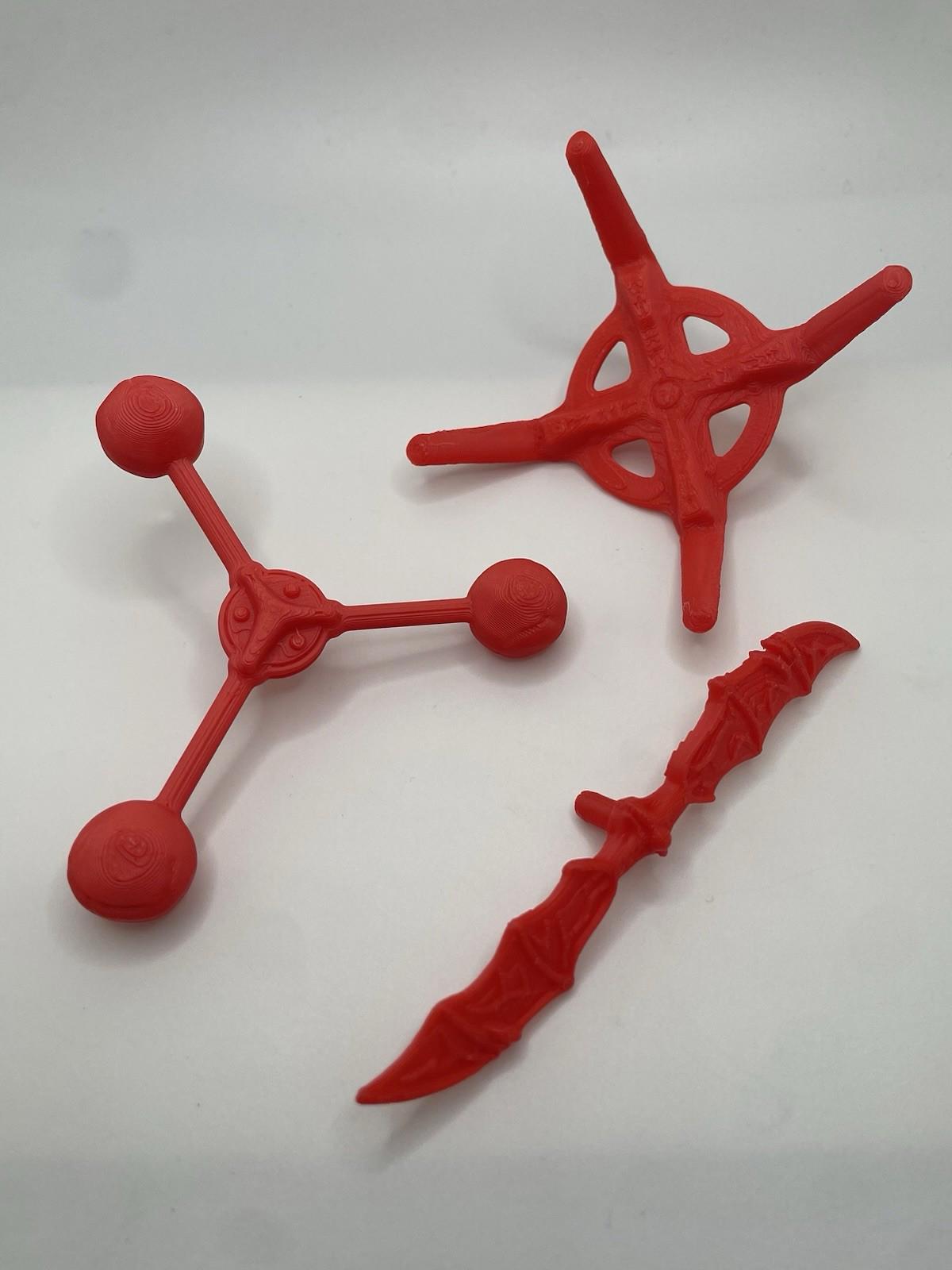 Vintage MOTU Masters of the Universe Hurricane Hordak Weapon Set REPRO Part