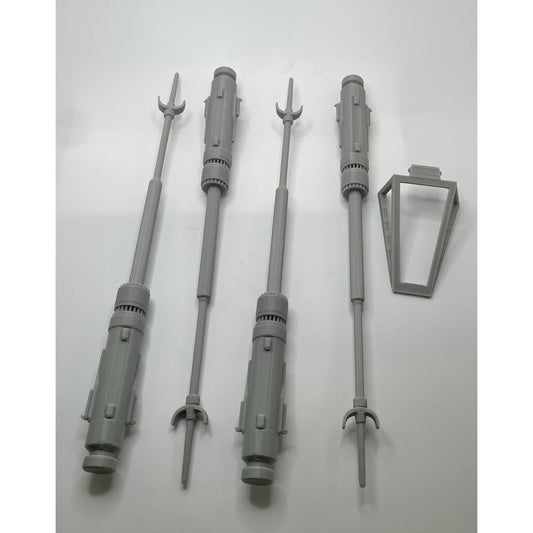 Vintage Star Wars 18” X Wing Cannons & Canopy Replacement Repro Part 1997 POTF