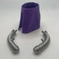 Vintage Kenner DC Super Powers Desaad Coils & Skirt Repro Part 1985 Replacement
