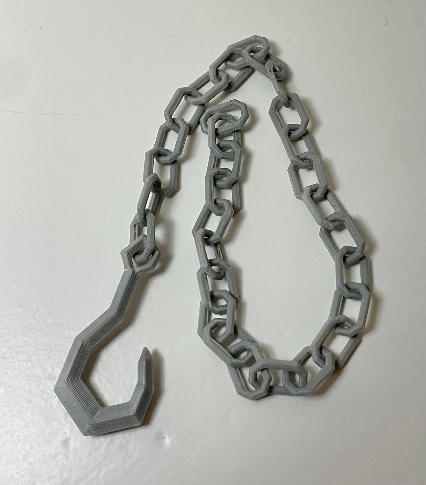 DC Super Powers Lobo Chain & Hook Weapon McFarland Custom Figure Accessory