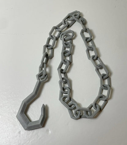 Reproduction Lobo Chain & Hook Weapon Figure Accessory, view 3