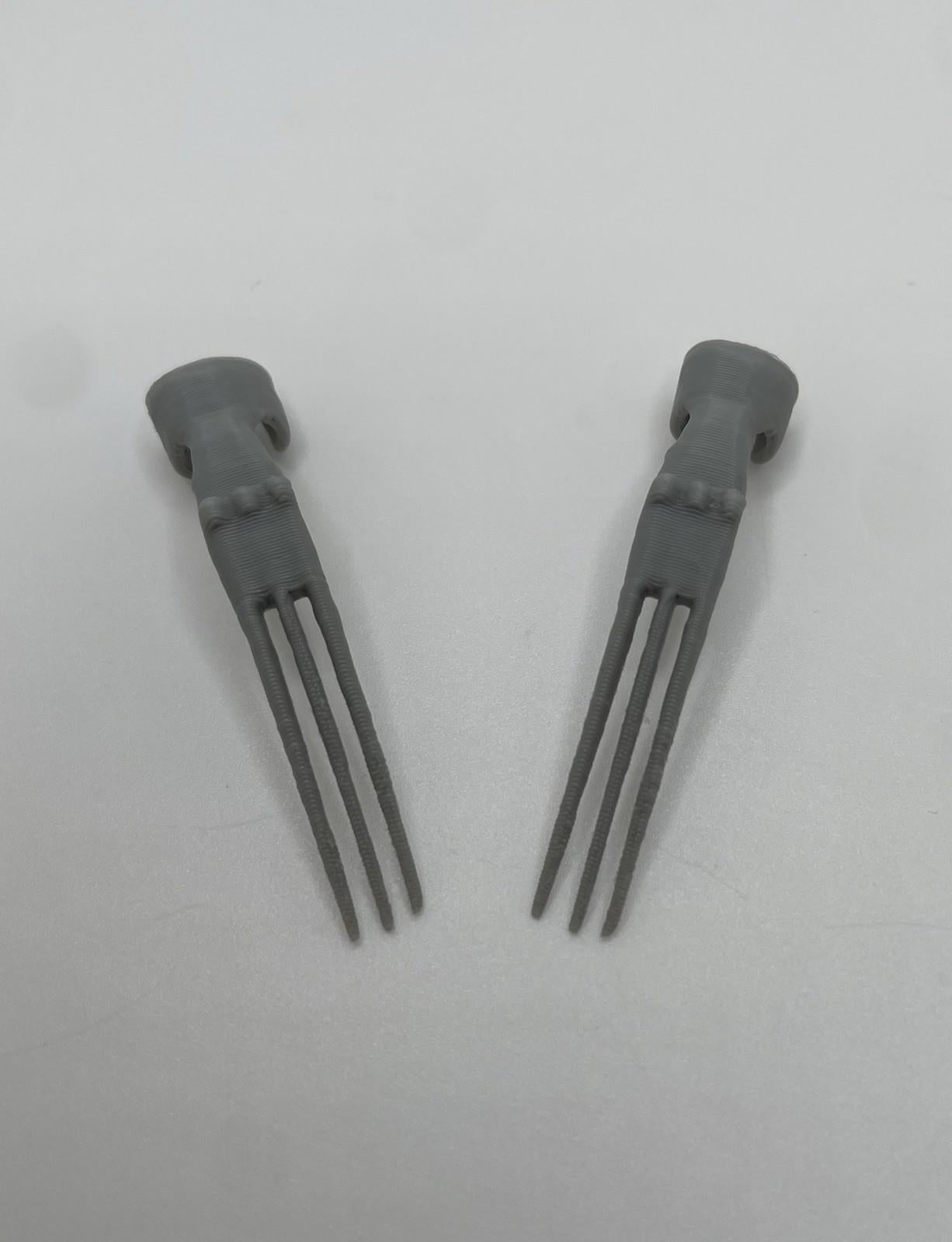 Vintage Secret Wars Wolverine Claws Set REPRO Replacement Part 1984