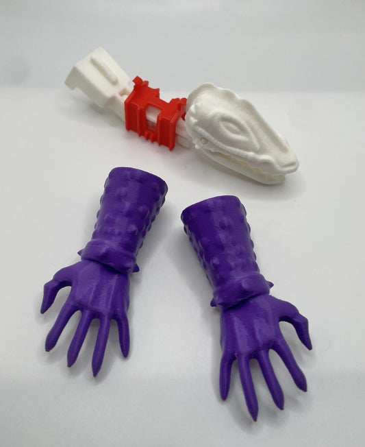 Vintage MOTU Masters of the Universe Terror Claws Skeletor REPRO Accessories Set