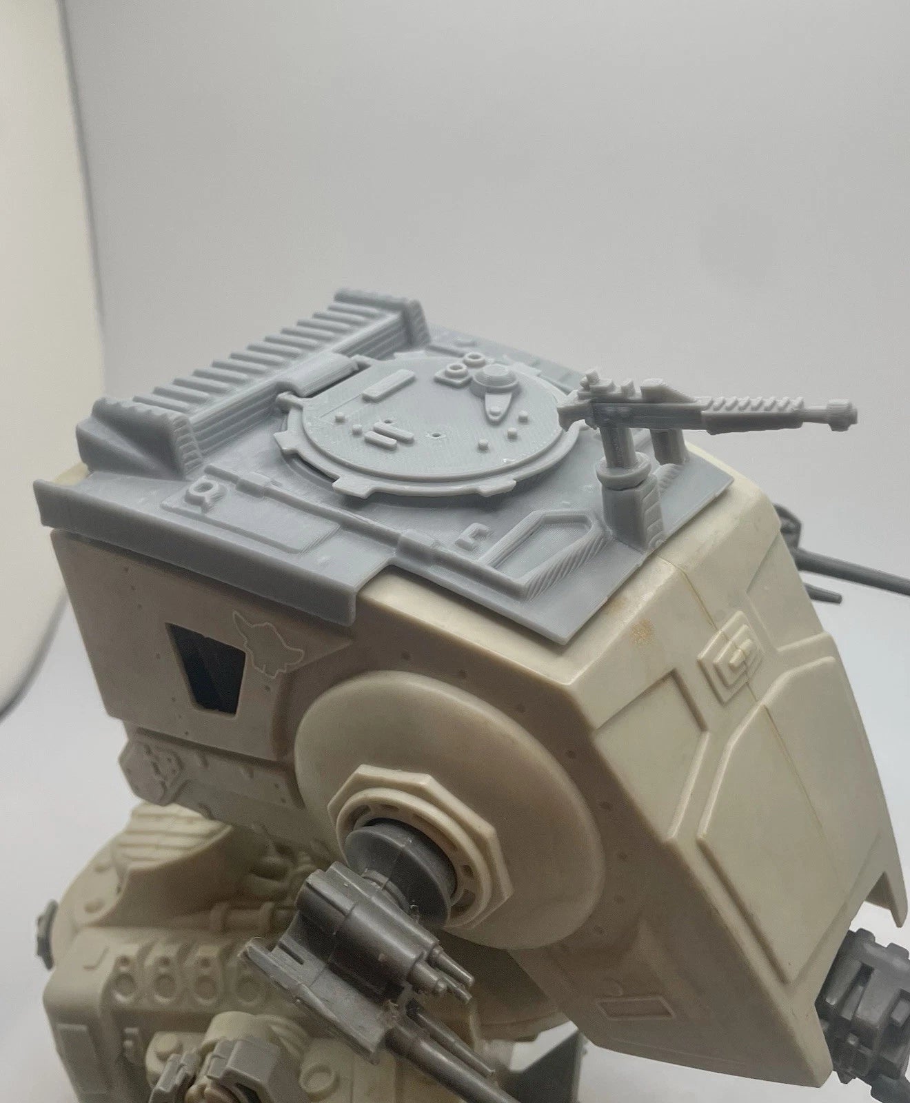 Canons de nez de Star Wars Kenner AT-AT Imperial Walker vintage, reproduction, pièce de 1981