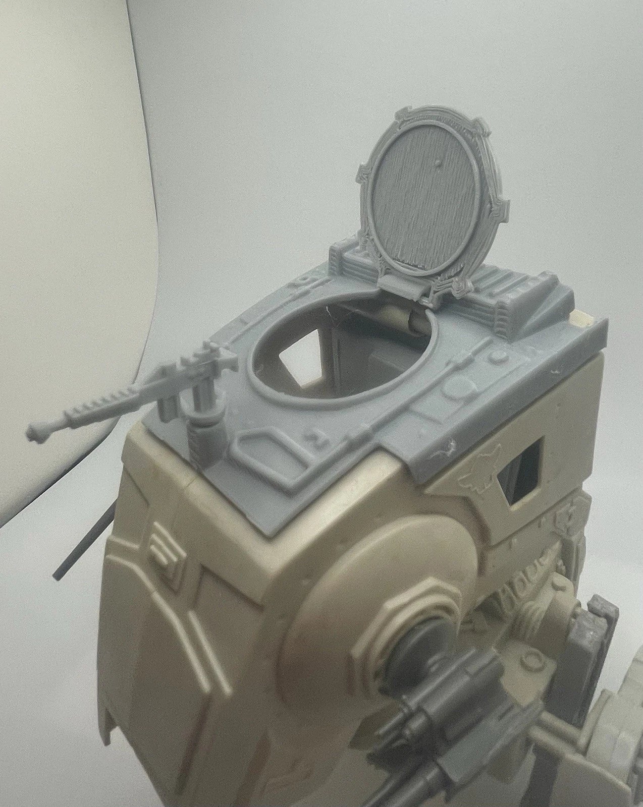 Canons de nez de Star Wars Kenner AT-AT Imperial Walker vintage, reproduction, pièce de 1981