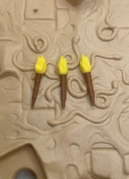Reproduction Well Of Souls Torches 3X Set for Indiana Jones, view 4