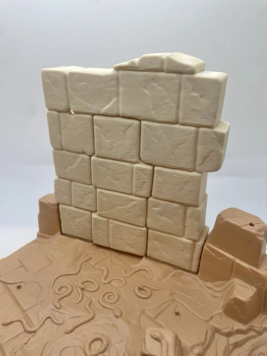 Indiana Jones Well Of Souls Wall & Breakaway Piece 1982 REPRO Replacement Part