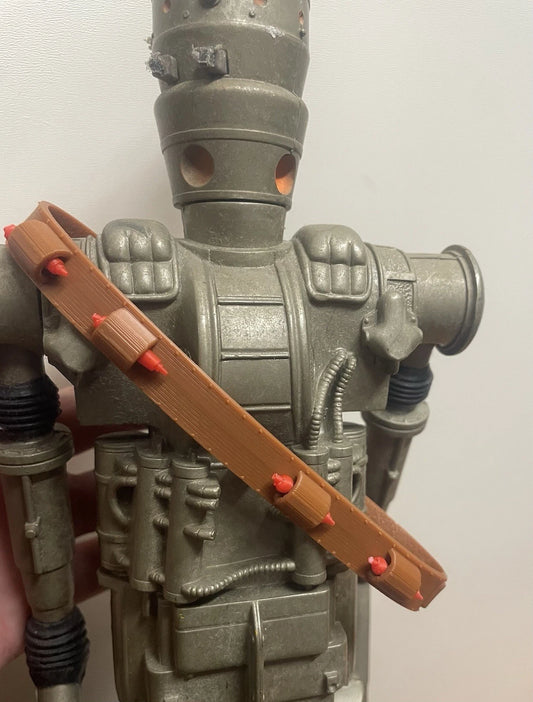 Vintage IG-88 Replacement REPRO Bandolier Belt w/ Grenades 1980 IG88 12” 15"