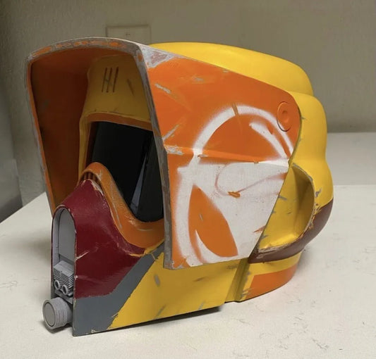 Star Wars Ezra Bridger Scout Trooper helmet Full Size Cosplay Costume Prop - MadeLikeOld