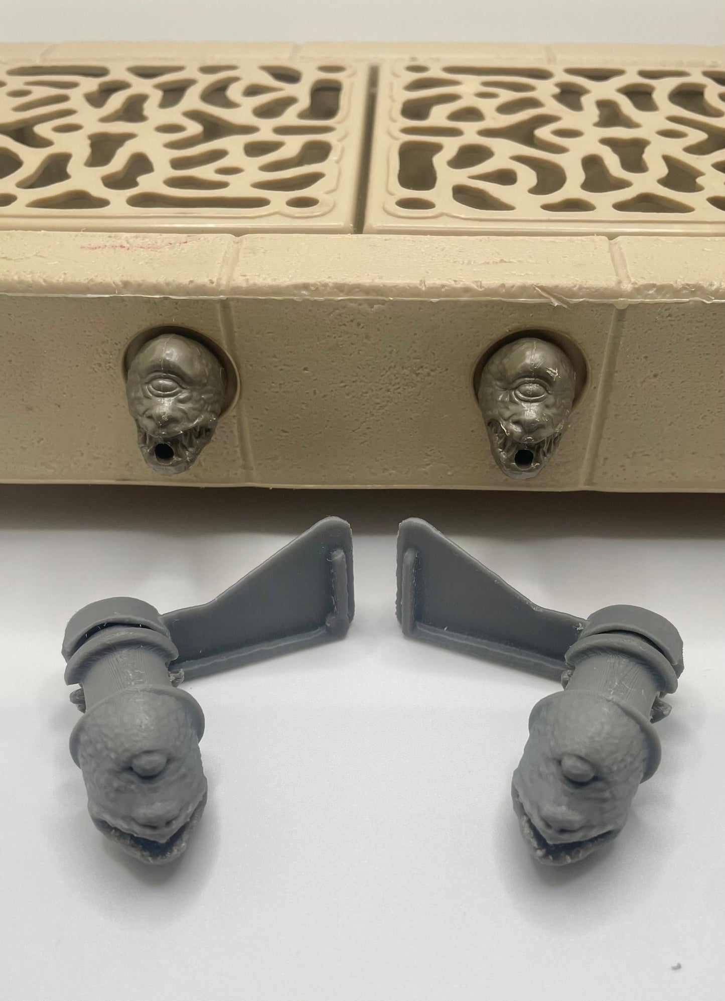 STAR WARS vintage 1983 JABBA THE HUTT Playset Gargoyle Hinges Repro Part Kenner - MadeLikeOld