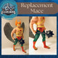 Vintage Kenner DC Super Powers Hawkman Mace 1984 Repro Part 1985 1986 - MadeLikeOld