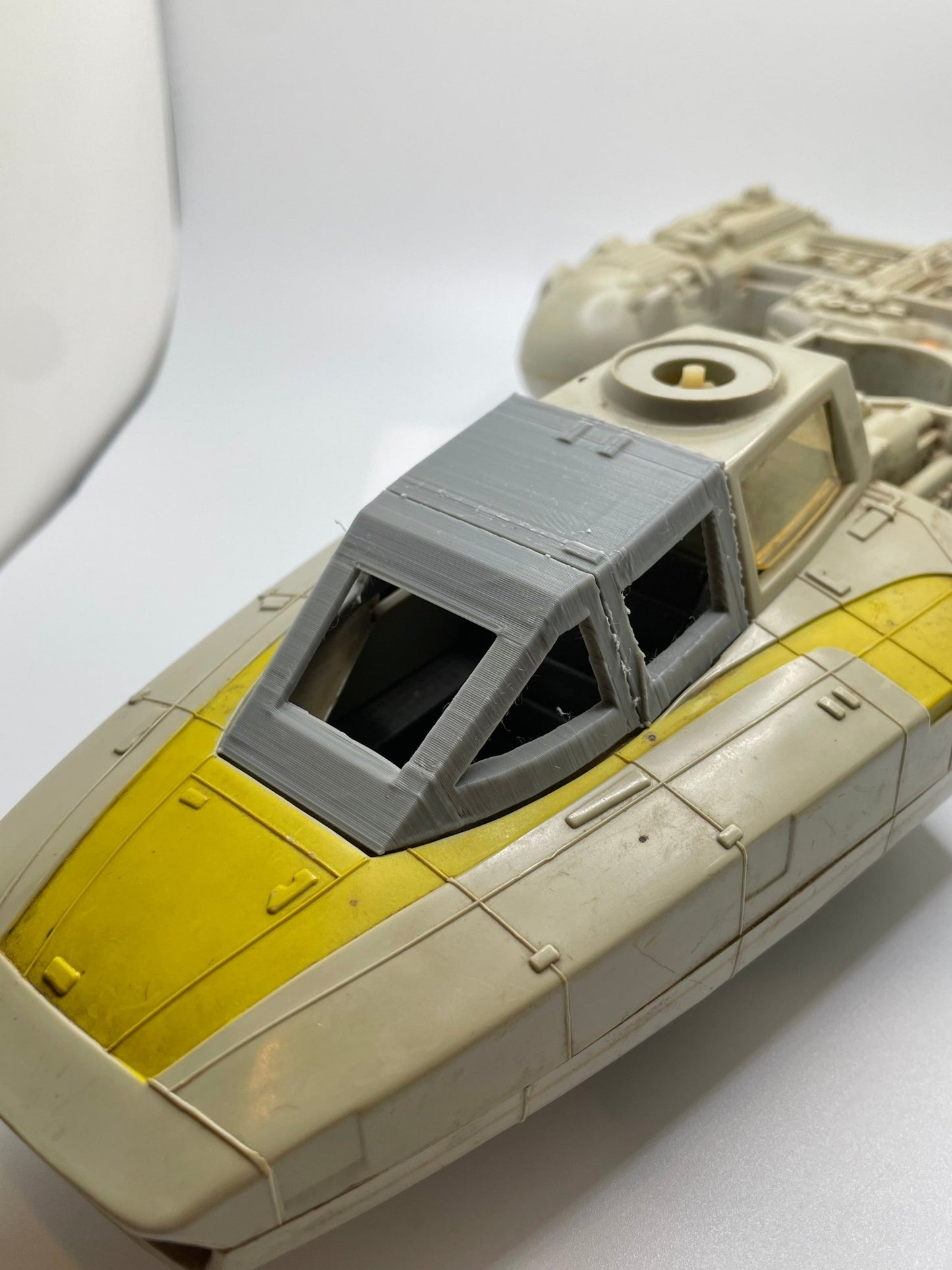 VINTAGE KENNER STAR WARS Y Wing Canopy Only Replacement Part REPRO 1983 Hasbro - MadeLikeOld