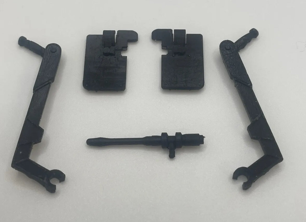 Reproduction Speeder Bike Flaps For Vintage Kenner Star Wars 1983 Figure, Resin Kit, Unassembled