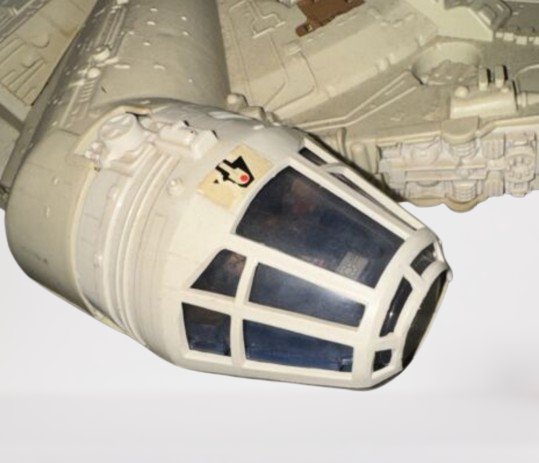 Vintage Star Wars Kenner Millennium Falcon Canopy Glass ONLY Reproduction Part - MadeLikeOld