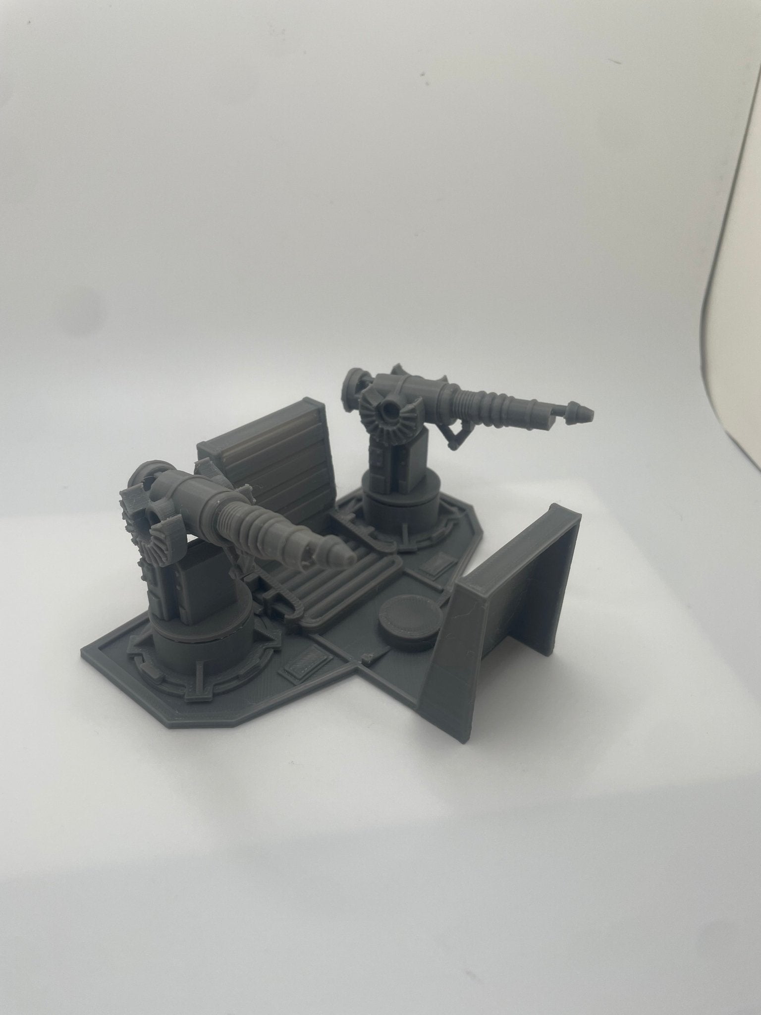 Vintage Star Wars Kenner Rebel Transport Cannons Mount & Base Repro Part 1982 - MadeLikeOld