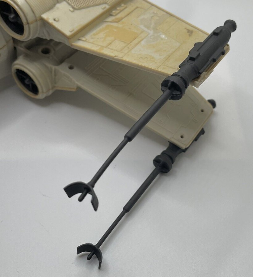 Vintage Star Wars X Wing Cannons Reproduction Replacement Part 1978 Kenner Toys - MadeLikeOld