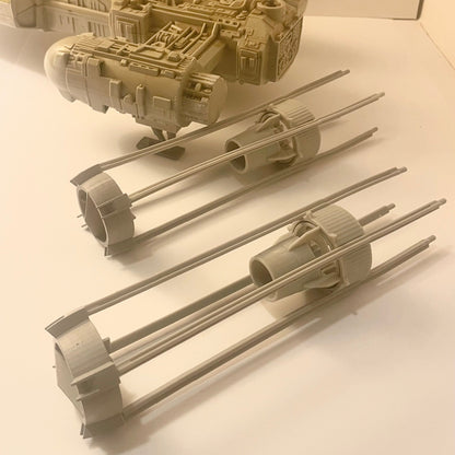 VINTAGE STAR WARS Y Wing Engine Set Complete Replacement Part REPRO 1983 Kenner Toys - MadeLikeOld