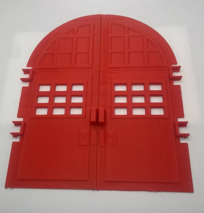 Vintage The Real Ghostbusters Firehouse Door Set REPRO Part Only 1987 Kenner - MadeLikeOld
