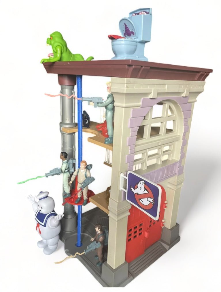 Vintage The Real Ghostbusters Firehouse Reproduction Pole & Base 1987 Real Ghostbusters Cartoon Series - MadeLikeOld