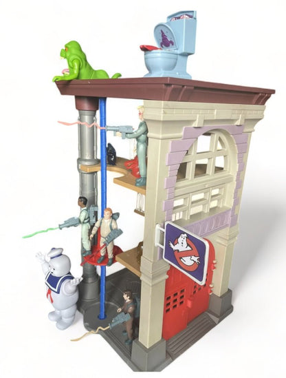 Vintage The Real Ghostbusters Firehouse Reproduction Pole & Base 1987 Real Ghostbusters Cartoon Series - MadeLikeOld